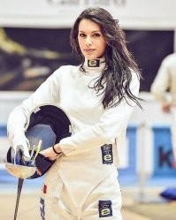 Итальянская фехтовальщица Антонелла Фьорделизи