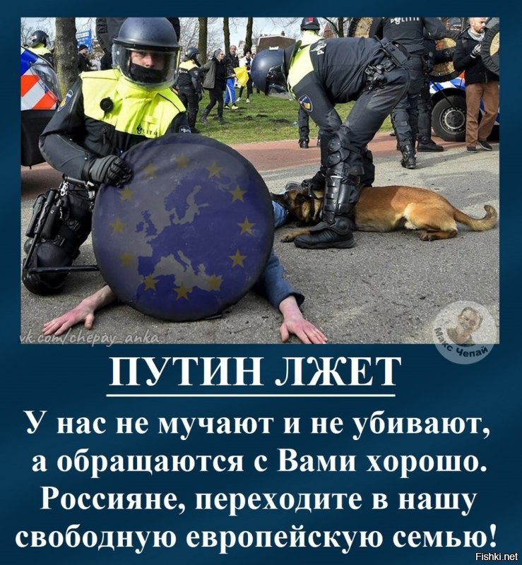 Это что, у голландских полицейских есть специальные приблуды, чтобы от камер прикрываться? Вау, демократия во всей красе!