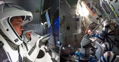 ну тётеньке показывают по телевизору, что Маск пытается Старшип запустить, который бабахает, вот тётенька и распереживалась. По ТВ не показывают Дракон...