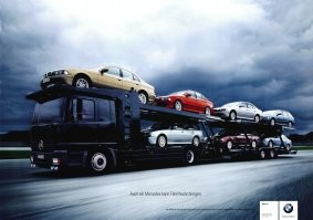 Похоже, нет. Троллинг - нормальный прийом в рекламе.

Примерно так: