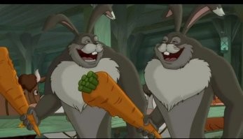 Хорошо, что один и без морковки.