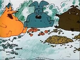 3. Советские мультфильмы такое показывали. С последствиями