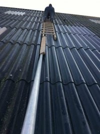 А я думал- как лестницу за конёк зацепить? Теперь всё просто.