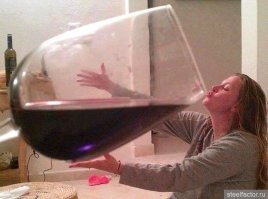 "Один бокальчик!"