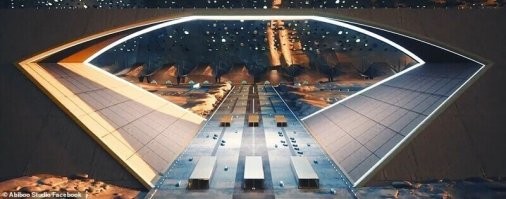 Что это за КПП? Вы посмотрите на ширину этой арки. У нас даже на земле нет таких величественных шлагбаумов. Сколько нужно бетона, чтоб построить по бокам всю эту красоту? И это на планете, где каждый грамм на счету. Художникам надо пореальней представлять себе постройки в таком труднодоступном и суровом месте как Марс.