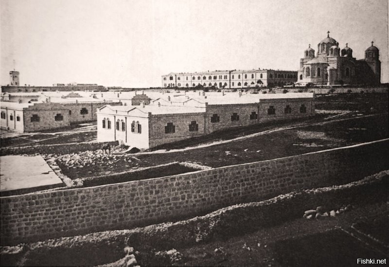 Русское подворье, Иерусалим. Самый первый квартал, построенный за пределами стен Старого Города в 1860-м.