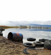 В нашу речку из диковинки если только холодильник заплывает :))