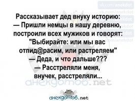 напоминает анекдот