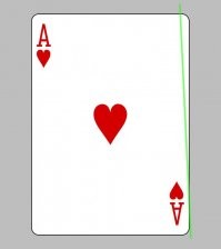 Итак, моё мнение:  вся колода карт изначально подрезана вот таким манером как на рисунке. 
Далее фокусник при перемешивании, полколоды переворачивает на 180 градусов (40 секунда ролика) и таким образов оказывается, что перевёрнутые карты будут выступать из общего контура пачки карт.  Затем лёгкими (именно лёгкими) движениями пальцем вытаскиваются перевёрнутые карты и укладываются в правильной позиции по отношению к первоначальной колоде.  Ну а как положить выбранную карту в колоду это вообще легко, это уличная магия ))