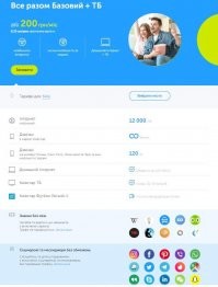 "Все разом" от КС. там их наверно с десяток разновидностей, у меня какой то "Регион 2". 
"Все разом", это когда одним платежем оплачиваешь и домашний проводной КС и мобильную связь КС, выходит большая экономия, в моем случае это 225грн за всё.
Корпоративные читал КС отменять будет совсем, причем скоро.

Посмотрел на сайте - такого точно как у меня уже нет, но скинул скрин с похожим, там только 12гб мобильного, меньше чем у меня, но по ходу бесплатное телевидение добавили в опции.
Прикольно что в счет трафика идут только сайты и видео - все мессенджеры, музыка и соцсети не учитываются в трафик, так что по идее 12ГБ не так и мало выходит на мес.