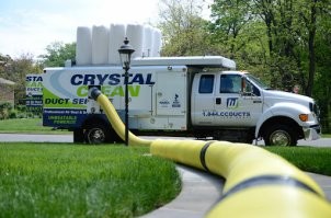 щас так же делают, только чистят венткороба и рукава центральных пылесосов: