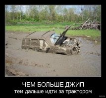 Трактора в естественной среде обитания