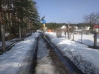 Сначала несколько... э-э... смутила расцветка водонапорной башни. Потом понял – таки показалось...