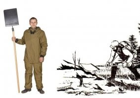 Это не лопаты. Лопаты предназначены для работы с грунтом. 
Это хлопушка пожарная резиновая. И предназначена для захлестывания огня.