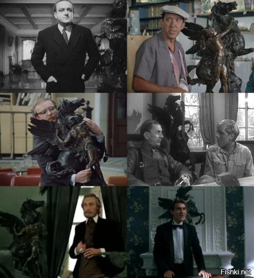 Одинаковые реквизит и одежда, которые появлялись в разных советских фильмах