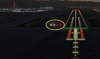 Главное, чтобы огни глиссады были два белых, два красных.