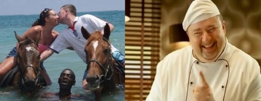 Фотографии, показывающие обратную сторону снимков в сети