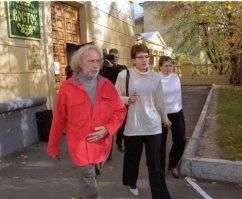 Пьер Ришар в Новосибирске. Правда это уже не СССР.