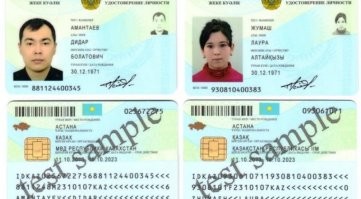 У нас давно такие. На чипе электронные ключи для электронного правительства - половину справок-документов он-лайн получить можно. В поликлиниках и прочих госучреждениях - стоят считыватели кодов (сзади штрихкод и цифробуквенный) - сходу находится.
Лет пять назад обновили внешний вид, но и старые (размером больше и без чипа) так же работают, пока обновить срок не подойдет.
