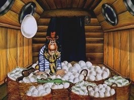 Раз крокодильчик ... два крокодильчик...