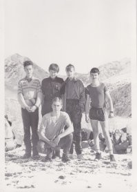 я в школе туризмом занимался, на фото Киргизский хребет, и сплав по нашей местной речке. качество фото конечно не ахти, ну как получалось так и сами и фотографировали.