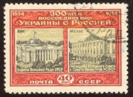 >> >> Парад 1 Мая  в Киеве, 1954г.

В 1954м как раз отмечали "300 лет воссоединения Украины с Россией".