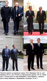 25 русских царей, императоров, руководителей, президентов, выстроенных по росту