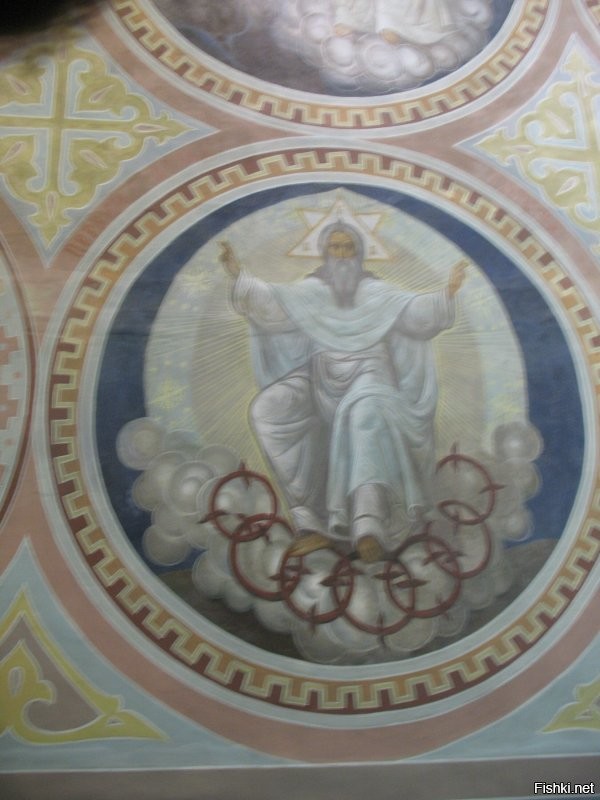 Церковь Бориса и Глеба в Кидекше.
Росписи . Фрагментарные фрески со времени постройки.