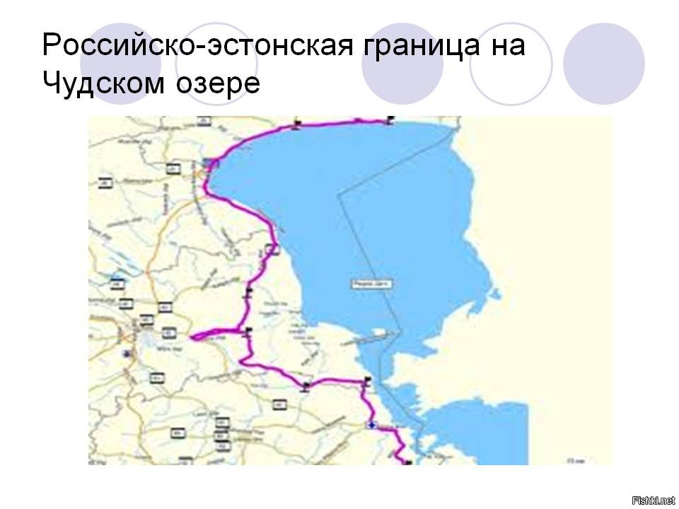 Карта чудского озера с населенными пунктами в псковской области