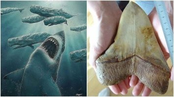 зуб мегалодона