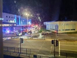 ДВСы горят тоже, будь здоров. Пожарные доехали быстро, благо часть недалеко и ночью трафика не было, но уже к их приезду пламя было будь здоров.