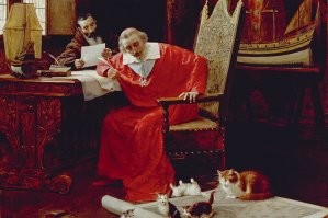 "В Средневековье кошки немало пострадали от католиков".
Ну не надо же так обобщать! Средневековье - длиннющий исторический период, больше 1000 лет. А кошек категорически не любили только два человека, занимавшие пост Папы Римского, - Григорий ΙΧ и Иннокентий VIII. Они правили в сумме меньше 25 лет.