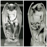 Это наши православнутые ещё Льежского Люцифера не видели))) обе две скульптуры.
Вот где можно прямо с разбегу влюбиться и начать поклоняться.