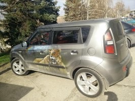 Да, модельки моей теперешней машины я пока не видел... 
А соул был, правда не красный...