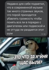 Одну песню постоянно утром по радио слушал. А там какой-то ультразвук на фоне, думал, что у меня уже проблемы с мозгами начались.