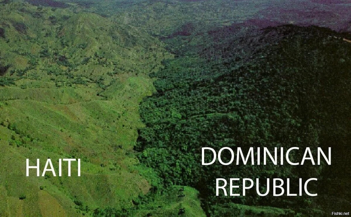 Граница Гаити и Доминиканской Республики