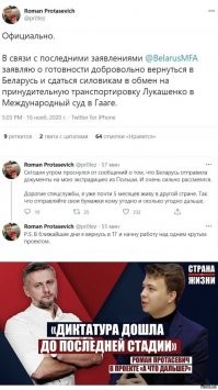 «Меня ждет смерть»: очевидцы рассказали о реакции задержанного в Минске главреда Nexta
