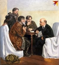 - Владимир Ильич в селе жрать нечего, съели всю траву . скоро замычим как как коровы!
- Полноте вам бгатцы , я вот баночку мёда наепнул и ничего ! не жужжу!