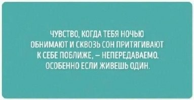 Проснулся ночью, пошёл в туалет... свет не включал... сделал пи-пи... пошел обратно... мимоходом погладил кота... лёг досыпать... 
Вскочил в холодном поту: У МЕНЯ ЖЕ НЕТ КОТА?!