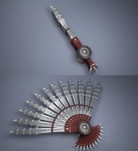 Складные веера впервые были изобретены и использовались в Японии , сначала как штандарт , символ рода , как средство подачи сигналов , а затем появились и боевые веера ,спользуемые как оружие .
Искусство применения боевого веера называется тэссэндзюцу и включает в себя элементы защиты и нападения с помощью вот такого необычного «оружия». По легенде оно было создано в конце XII века японским воином Минамото-но-Ёшитсуне. Считается, что Ёшитсуне победил мифическое существо тенгу (супер-мега-мастера боевых искусств), зажав пластинами веера наконечник его копья.
Изучение тэссэндзюцу стало обязательным во многих школах воинского искусства. Техника работы делится на две большие части: со сложенным веером и развёрнутым. В сложенном виде веер использовался в основном как дубинка. Тычки, удары, защита от различных видов оружия. Развёрнутый веер в основном использовался как щит, для защиты от стрел, сюрикенов (заточенных металлических пластин) и другого метательного оружия. Раскрывание и закрывание веера во время поединка дополнительно отвлекало внимание противника.
Ну а к женщинам ... к женщинам эта вещь пришла уже как забавная игрушка.