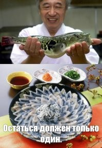 Обыкновенное обучение японских поваров.