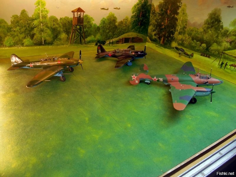 Фотографии миниатюр Як-1 и Як-1Б