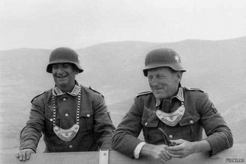 Для чего некоторые немецке солдаты носили на груди загадочные пластины?