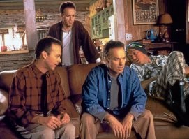 Майкл Китон играет главного героя и его троих клонов, фильм Множество/Multiplicity (1996)