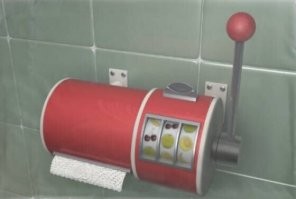 Ну теперь из туалета долго не выйти,пока джекПОП не выпадет.