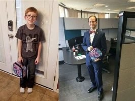 А не проще купить нормальный ланчбокс пацану и не делать мозги?