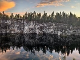 Мраморный каньон Рускеала. Карелия. Мое фото.