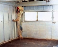 SCP-173 Скульптура. Первый объект. Происхождение всё ещё неизвестно. Изготовлен из бетона и арматуры со следами аэрозольной краски марки Krylon. SCP-173 одушевлён и крайне враждебен. Объект не может двигаться в то время, когда находится в пределах прямой видимости. При работе с SCP-173 никогда не должен быть нарушен зрительный контакт. Персонал, предназначенный для входа в контейнер, проинструктирован предупреждать друг друга перед тем, как моргнуть. Объект, как сообщается, нападает, ломая шею у основания черепа, или с помощью удушения. В случае нападения персонал должен применять действия по сдерживанию опасных объектов класса 4.