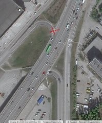 Место где они превращаются в пешеходов и там ещё много вариантов, только обратно в велосипедистов уже не получается.