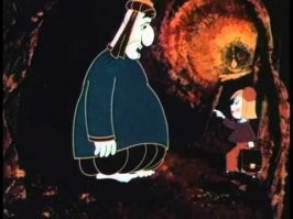 Зильзиля: В темноте я вижу еще лучше чем при свете… ой!
Маша: Что такое, Зильзиля?
Зильзиля: Ничего, Маш, это я, Зильзиля, головой стукнулся.